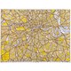 Map Marketing Central London Street Map Unframed 1 Mile/3 inches W920xH760mm Ref CENT