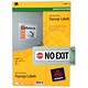 Avery Signage Labels Laser Self-laminating 2 per Sheet 67.5x255mm Ref L7085-10 [20 Labels]