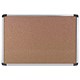 Nobo Professional Noticeboard Cork with Fixings and Aluminium Trim W900xH600mm Ref 30530320