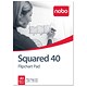 Nobo Flipchart Pad Perforated 40 Sheets A1 Feint 25mm Squared Ref 34631166 [Pack 5]