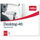 Nobo Desktop Flip-over Pad for Flip-over Easel 40 Sheets B1 Plain Ref 34631170 [Pack 5]