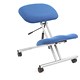 Trexus Kneeling Office Chair Steel Framed on Castors Gas Lift Seat H480-620mm Blue