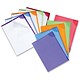 Elba Corner Lock-File Clear Cover Capacity 50 Sheets A4 Front and Back Assorted Ref A02251961 [Pack 10]