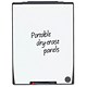 Nobo Mobile Whiteboard Double-sided Drywipe with Marker Tray W750xH1000mm Ref QMMP150