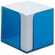 Smead Noteblock Holder Translucent Acrylic Indigo and Approx. 850 Sheets Paper 90x90mm White Ref A2991540