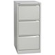 Bisley BS3E Filing Cabinet Flush-front 3-Drawer W470xD622xH1016mm Goose Grey Ref BS3E-73