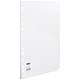 Concord Subject Dividers 230 Micron Punched 11 Holes 5-Part A4 White Ref 79901/99