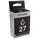 Lexmark No.27 Inkjet Cartridge Page Life 104pp Colour Ref 010NX227E