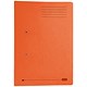 Elba Stratford Transfer Spring File with Pocket Recycled 315gsm 32mm Foolscap Orange Ref 30116 [Pack 25]
