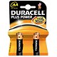 Duracell Plus Battery Alkaline 1.5V AA Ref MN1500B2 [Pack 2]