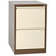 Bisley BS2E Filing Cabinet Flush-front 2-Drawer W470xD622xH711mm Brown and Cream Ref BS2E-0506