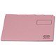 Elba Tabbed Folder Recycled Lightweight 180gsm Foolscap Pink Ref 20417 [Pack 100]