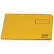 Elba Tabbed Folder Recycled Lightweight 180gsm Foolscap Yellow Ref 20419 [Pack 100]