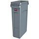 Rubbermaid Slim Jim Recycling Container Bin W279xH762mm 60 Litres Grey Ref 3541-00-GRY