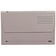 Elba Document Wallet Half Flap 285gsm Capacity 35mm Foolscap Buff Ref 21112 [Pack 50]