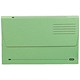 Elba Document Wallet Half Flap 285gsm Capacity 35mm Foolscap Green Ref 21114 [Pack 50]