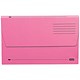 Elba Document Wallet Half Flap 285gsm Capacity 35mm Foolscap Pink Ref 21107 [Pack 50]