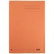 Elba Square Cut Folder Recycled Heavyweight 290gsm Foolscap Orange Ref 20316 [Pack 100]