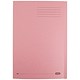 Elba Square Cut Folder Recycled Heavyweight 290gsm Foolscap Pink Ref 20317 [Pack 100]