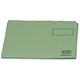 Elba Tabbed Folder Recycled Heavyweight 290gsm Foolscap Green Ref 20614 [Pack 100]