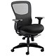 Image of Adroit Montgomery Heavy Duty Armchair Mesh Back 540mm Seat W550xD490xH530-595mm Black