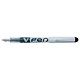 Pilot V4W Fountain Pen Disposable Silver Barrel Steel Nib Black Ref 633101201 [Pack 12]