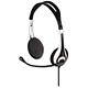 Image of Computer Headset Ultra Light 1m Cable Black
