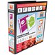 Emgee Presentation Ring Binder PVC 4 D-Ring 40mm Capacity A4 Black Ref 560323 [Pack 6]