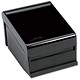 Rexel Agenda Deluxe Card Index Box Capacity 300 Cards 152x102mm Charcoal Ref 26157