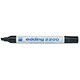 Edding 2200 Permanent Marker Chisel Tip 1-5mm Line Black Ref 2200-001 [Pack 10]