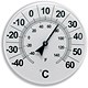 Vent Air Thermometer Round Large Dial Fahrenheit and Celsius Wall Mounting Dx310mm Ref 357