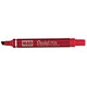 Pentel N60 Permanent Marker Chisel Tip Max.6mm Line Red Ref N60-B [Pack 12]