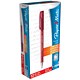 Paper Mate Flexgrip Ultra Ball Point Pen Medium 1.0mm Tip 0.7mm Line Red Ref S0190133 [Pack 12]