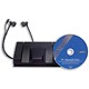 Sanyo Pro Digital Transcription Kit USB with Headset and Foot Control for Use with ICR1000 Ref FSUSB1