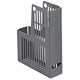 Esselte Collecta Magazine Rack File Durable Polystyrene A4 Grey Ref 24667 [Pack 10]