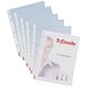 Esselte Standard Pocket Heavyweight Polypropylene Multipunched Top-opening A4 Clear Ref 23753 [Pack 100]