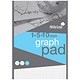 Chartwell Student Graph Pad 70gsm 1mm 5mm 10mm Grid 50 Sheets A4 Orange Cover Ref J14B [Pack 10]