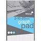 Chartwell Student Graph Pad 70gsm 2mm 10mm 20mm Grid 50 Sheets A4 Red Cover Ref J34B [Pack 10]