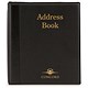 Concord Telephone Index Book CD2 Binder with A-Z Index and 20 Sheets A5 Black Ref 80410