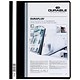 Durable Duraplus Quotation Filing Folder PVC with Clear Title Pocket A4 Black Ref 2579/01 [Pack 25]