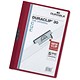 Durable Duraclip Folder PVC Clear Front 3mm Spine for 30 Sheets A4 Aubergine Ref 2200/31 [Pack 25]