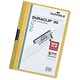 Durable Duraclip Folder PVC Clear Front 3mm Spine for 30 Sheets A4 Yellow Ref 2200/04 [Pack 25]