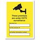 Stewart Superior Outdoor Sign These Premises are under CCTV Surveillance Foam PVC W400xH300mm Ref FB073