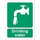 Stewart Superior Self Adhesive Catering Sign Drinking Water W150xH200mm Ref SP110