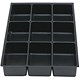 Bisley Insert Tray 2/9 Plastic for Storage Cabinet 9 Sections H51mm Black Ref 226P1