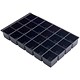Bisley Insert Tray 2/24 Plastic for Storage Cabinet 24 Sections H51mm Black Ref 224P1