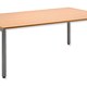 FiZ3 Rectangular Boardroom Table Round Leg W2000xD1200xH730mm Beech