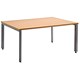 FiZ4 Rectangular Boardroom Table Triangular Leg W1600xD1200xH730mm Beech