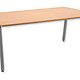 FiZ1 Boardroom 2000 Table Square Angled Leg W2000xD1200xH730mm Beech
