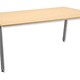 FiZ1 Boardroom 2000 Table Square Angled Leg W2000xD1200xH730mm Maple